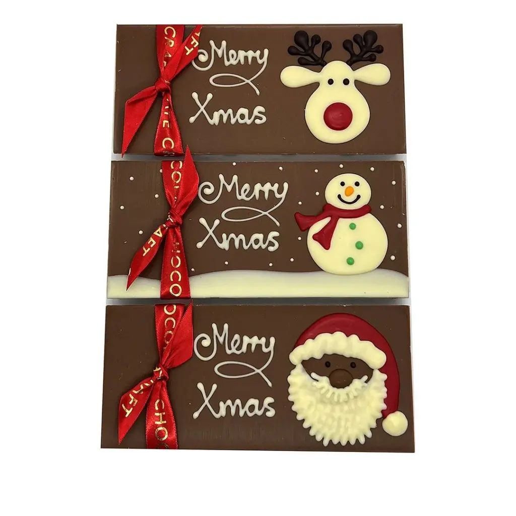 Chocolate Craft Ltd Merry Christmas Bars (Mixed)