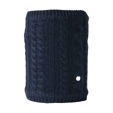 Hy Equestrian Melrose Cable Knit Navy Snood