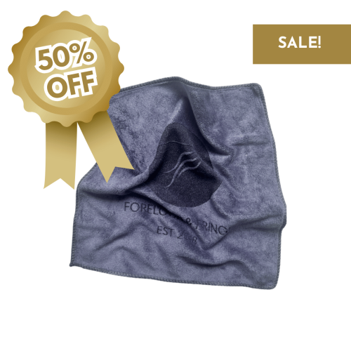 WS: Forelock & Fringe Microfibre Cloth - Charcoal