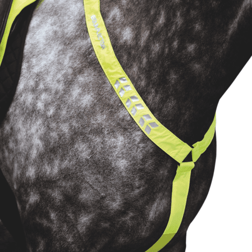 Shires Equi-Flector Breastplate - Yellow