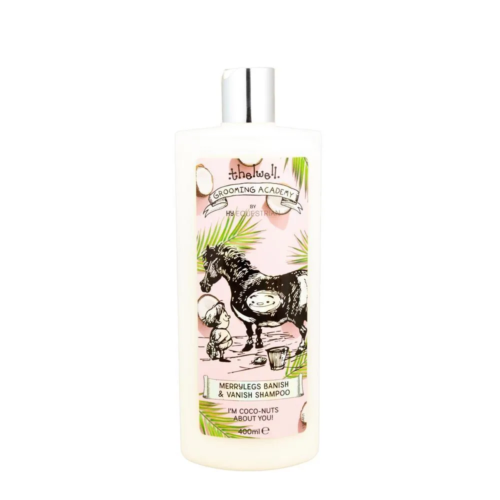 Thelwell Grooming Academy by Hy Equestrian Merrylegs Banish & Vanish Shampoo – 400ml