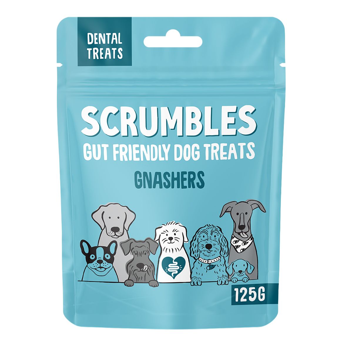 Scrumbles Gnashers for Dogs Daily Dental Bones - 125g