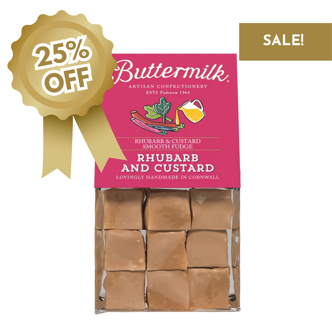 Buttermilk Rhubarb & Custard Fudge Grab Bag - 175g
