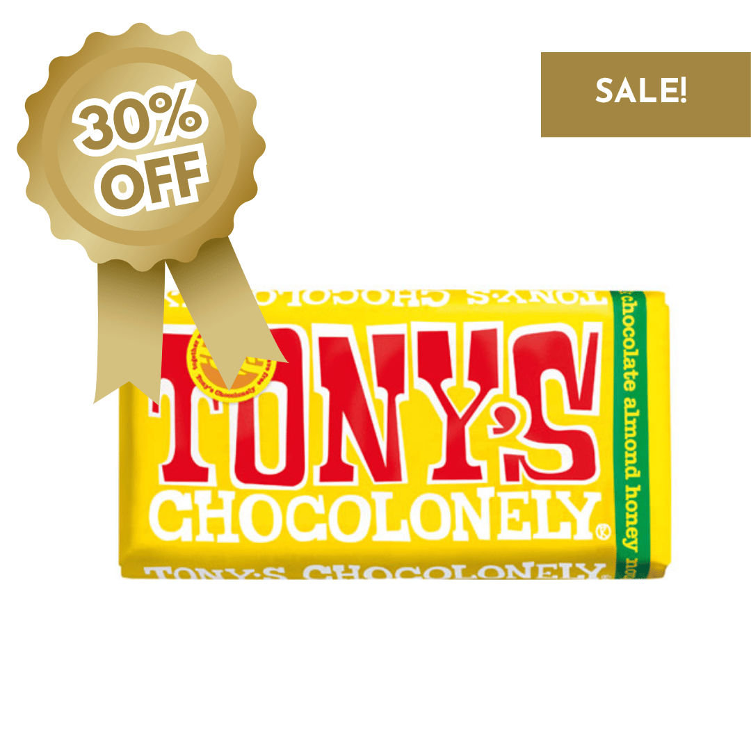 Tony's Chocolonely Milk Chocolate Almond Honey Nougat - 180g